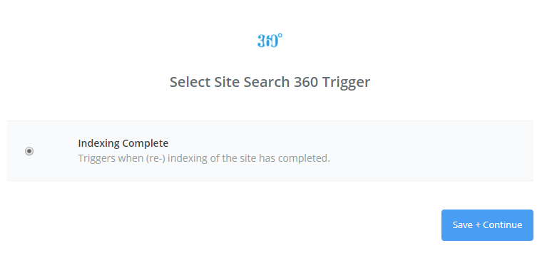 indexing complete trigger in zapier